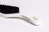 New! Classic Titanium White | Hard Flex Bristle | Crown OG 360 Wave Brush - Curved Brush King