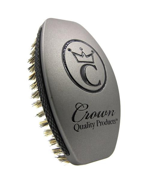 Smoke Gray - Medium - Caesar 2.0 360 Sport Wave Brush (CQP) - Curved Brush King