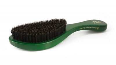 360 Gold Wave Brush - Crown Emerald Green Medium (Crown Quality Products - CQP) - Curved Brush King