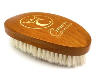 360 Gold Caesar Brush – Luxury 2X Soft – Mohair Bristle - Curved Brush King
