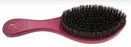 360 Gold Wave Brush - Crown - Crimson RED Soft (Crown Quality Products - CQP) - Curved Brush King